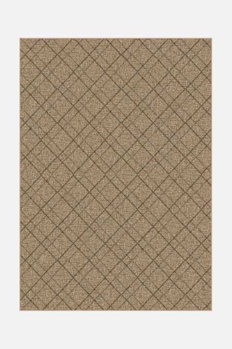 Jute-Haptiek Dalia Mokka Tapijt - Teppana