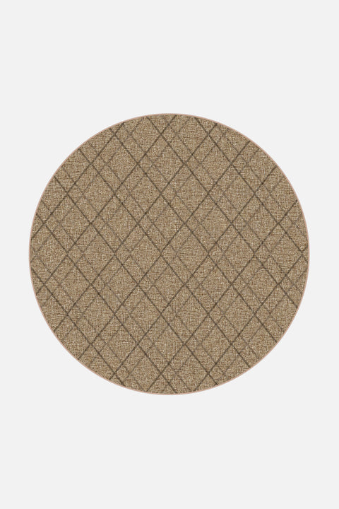 Jute-Haptiek Dalia Mokka Tapijt - Teppana