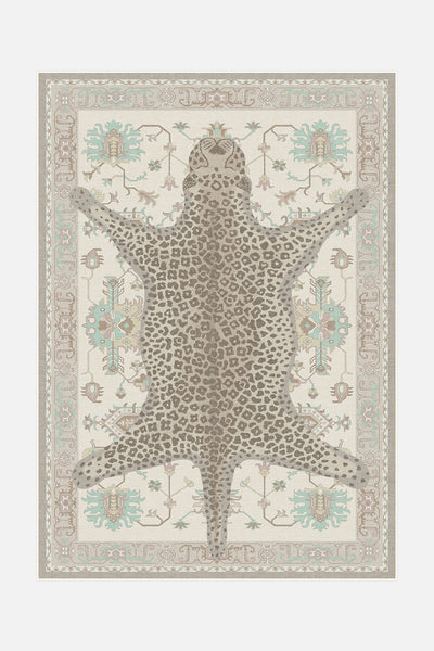 Luipaard Beige Vloerkleed - Teppana