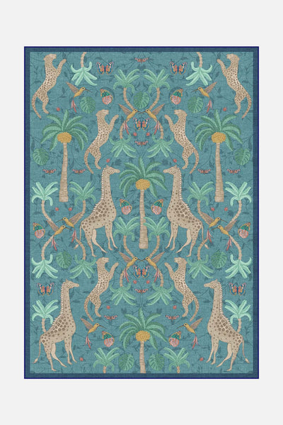 Savanne Blauw Vloerkleed - Teppana