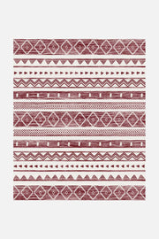 Ikat Maroon Tapijt - Teppana