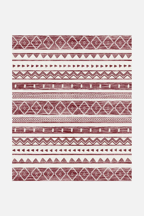 Ikat Maroon Tapijt - Teppana