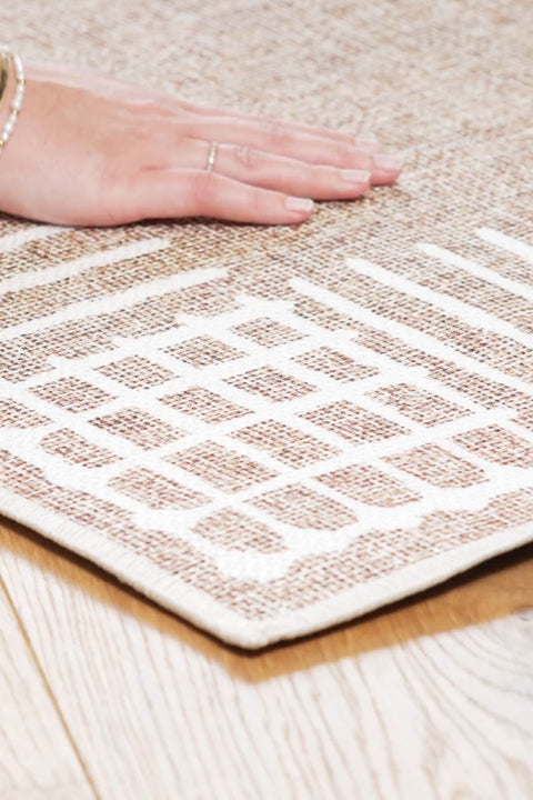 Jute-Haptiek Amy Platina Grijs Tapijt