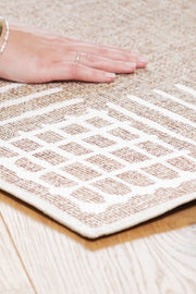 Jute-Haptiek Amy Platina Grijs Tapijt